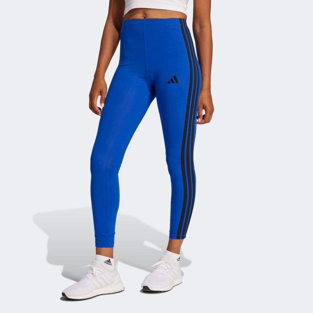 Legging de fitness en coton - femme - bleu foncé