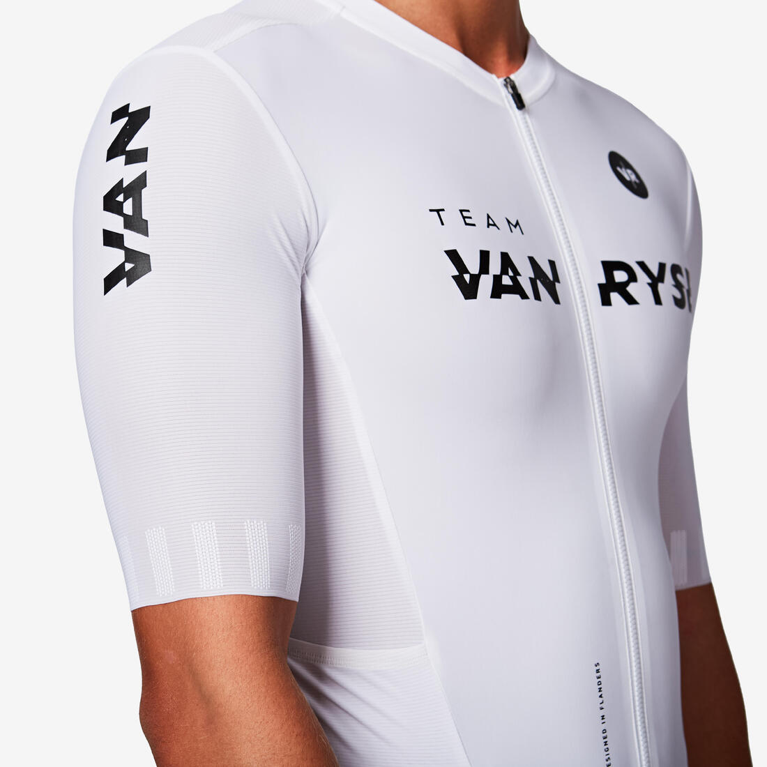 Combinaison vélo route homme été RCR R 2 team blanche