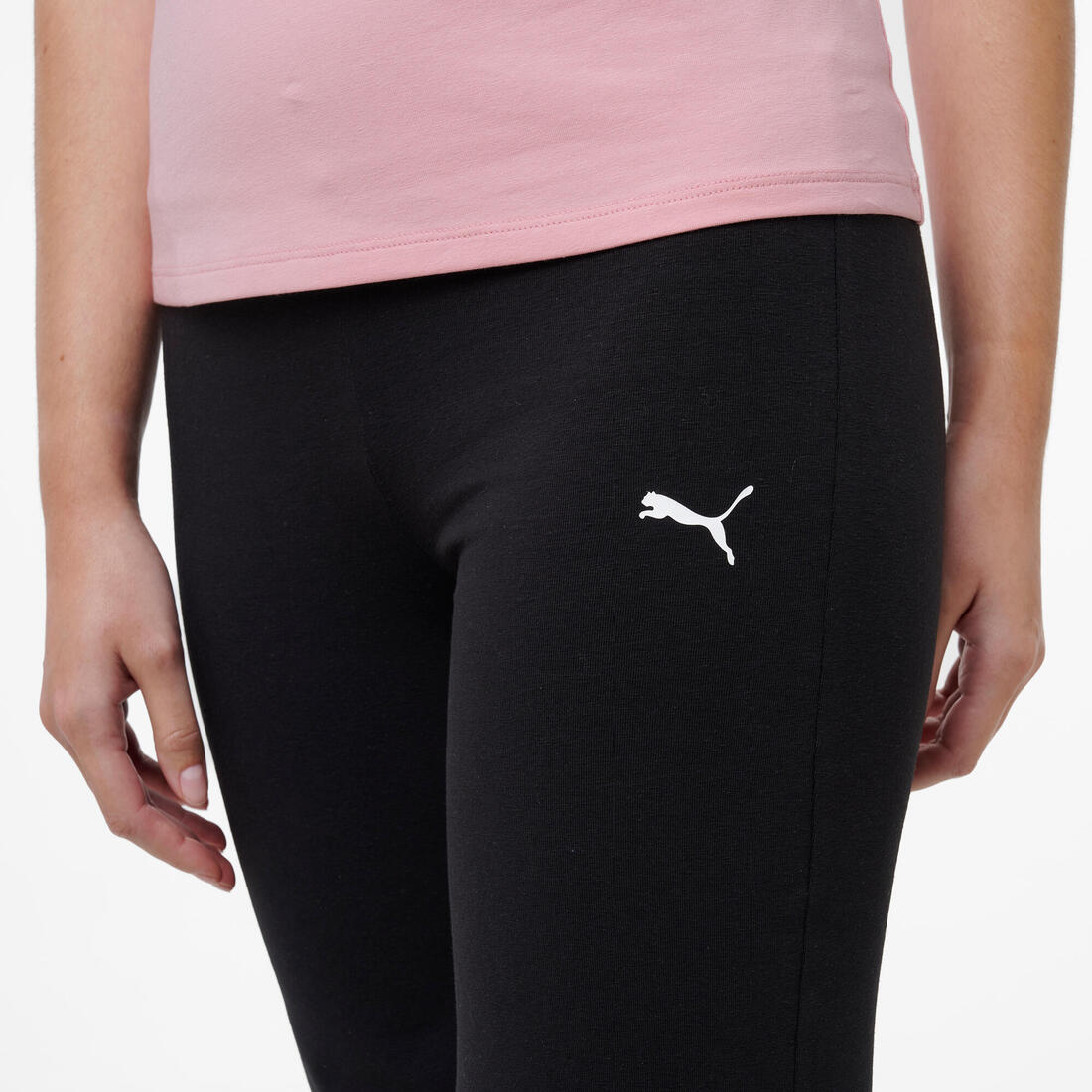 Legging en coton taille haute femme