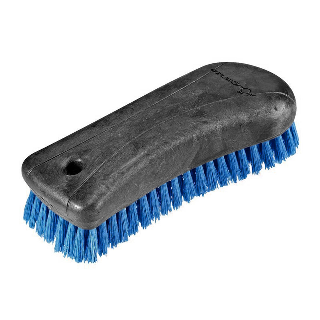 Brosse douce grand modèle équitation SCHOOLING bleu éléctrique