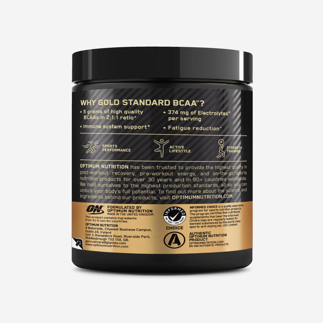 Acides aminés BCAA train & sustain fraise-kiwi 266G