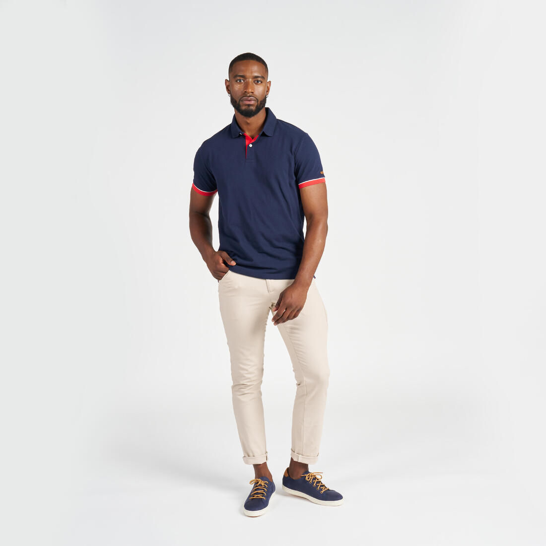 Polo manches courtes de voile homme,100