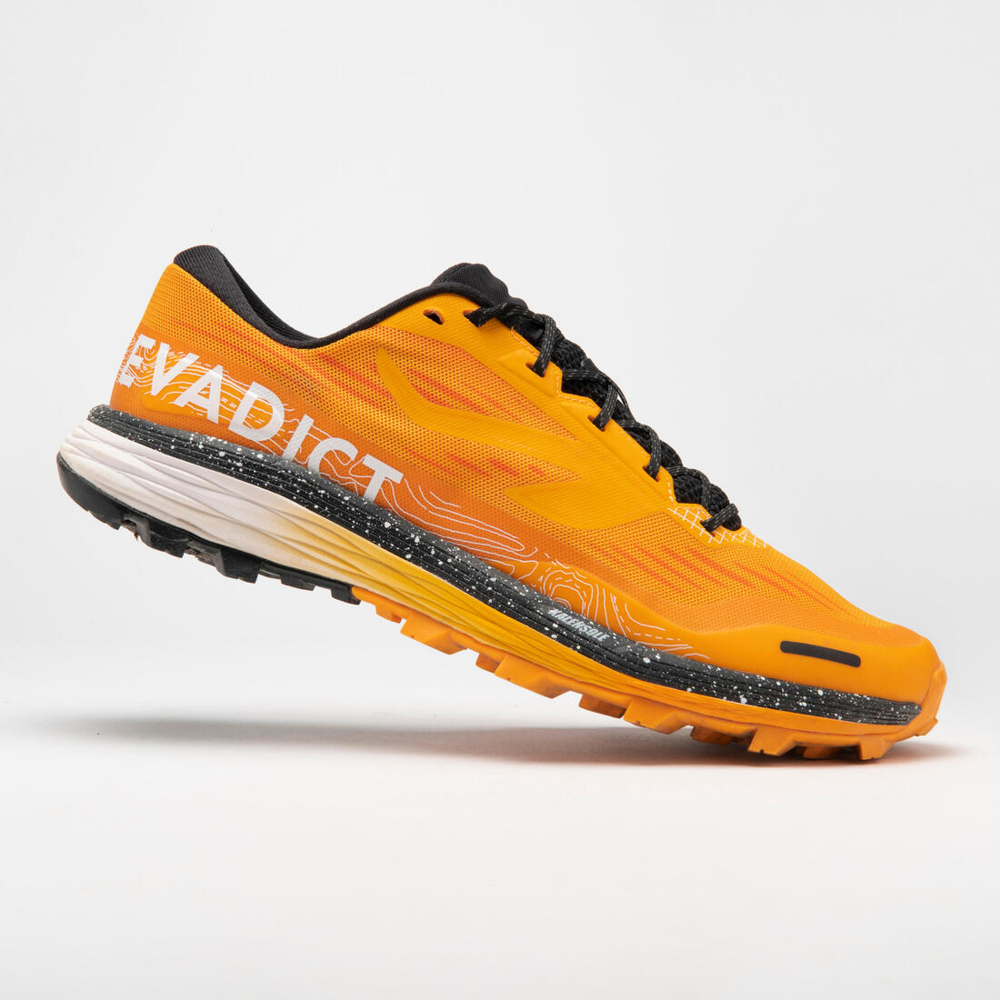 Chaussures de trail running pour homme Race ULTRA orange et noir – mangue
