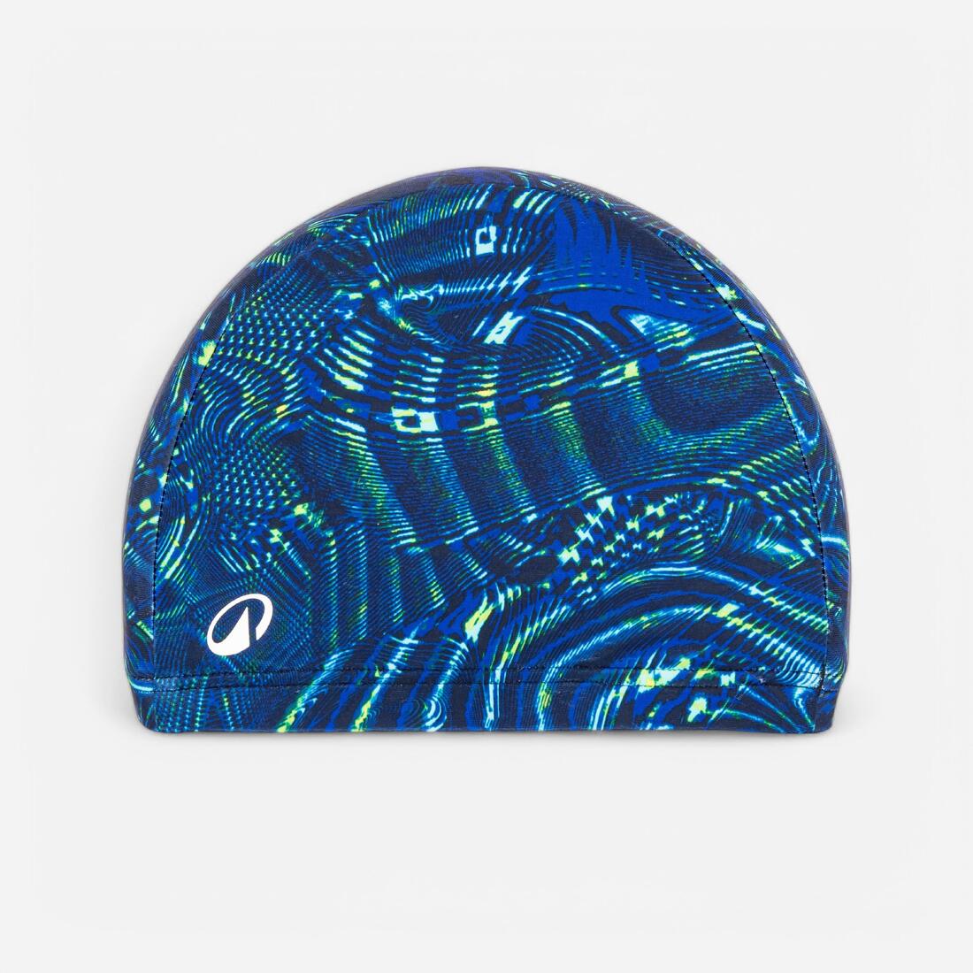 Bonnet de bain tissu taille L - iri