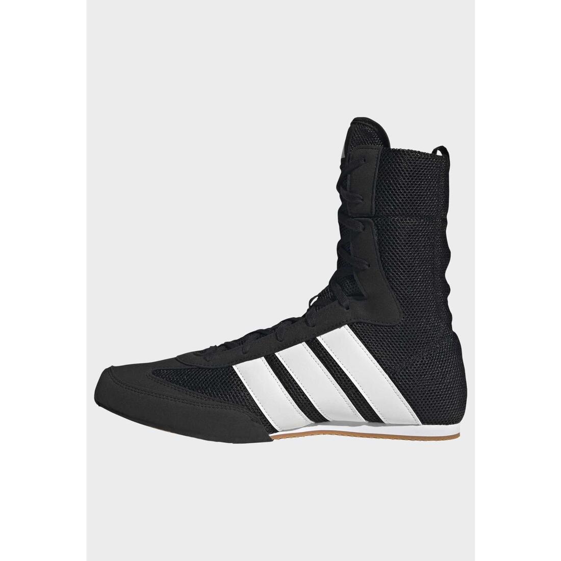 Chaussure montante de boxe, Boxe Hog Classic Adidas noir