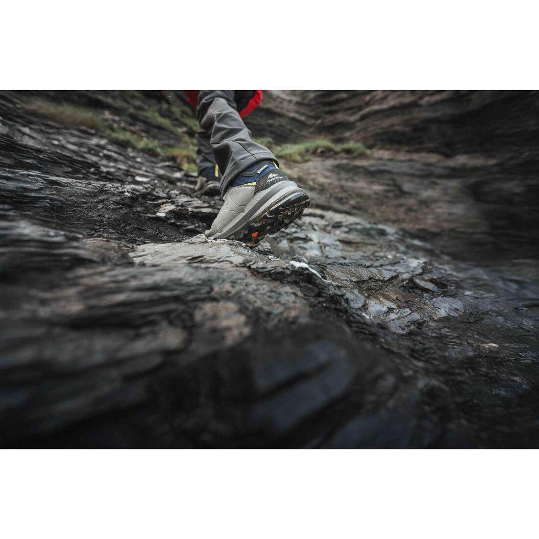 Chaussures hautes enfant imperméables de randonnée montagne - mh900 28-39