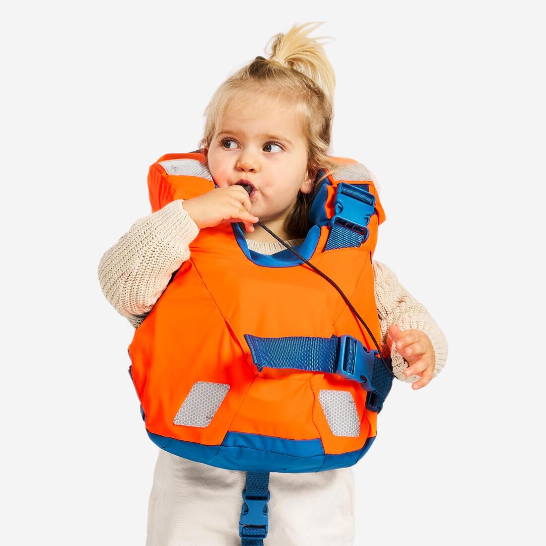 Gilet de sauvetage bébé enfant LJ100N easy baby 10-15 kg orange bleu