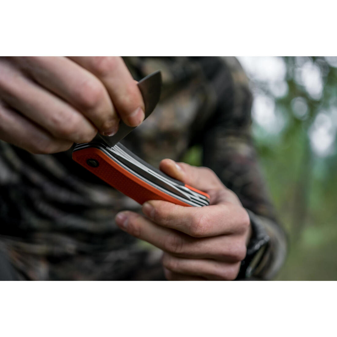 Couteau chasse multifonctions X7 Orange