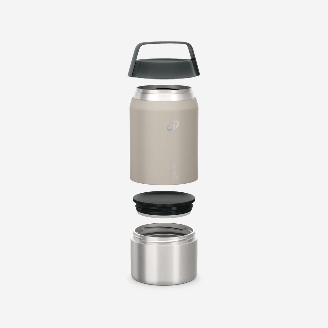 Boite alimentaire 900 isotherme acier inox 1,2L pour le camping, randonnée/trek