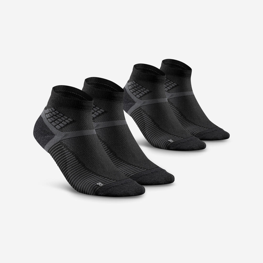 Chaussettes de randonnée mid (2 paires) adulte, Hike 500