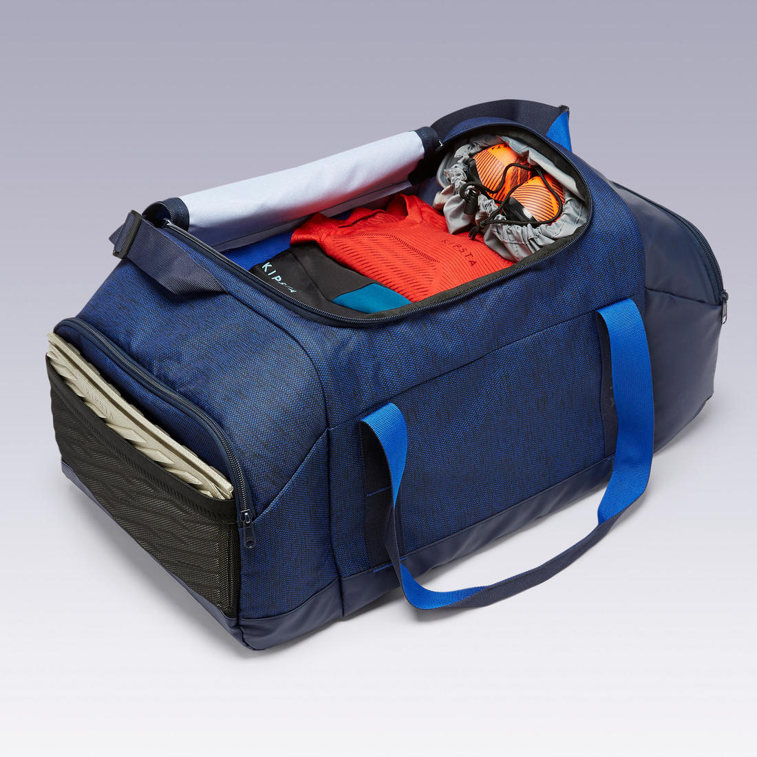 Sac sport 55L - ACADEMIC noir et gris