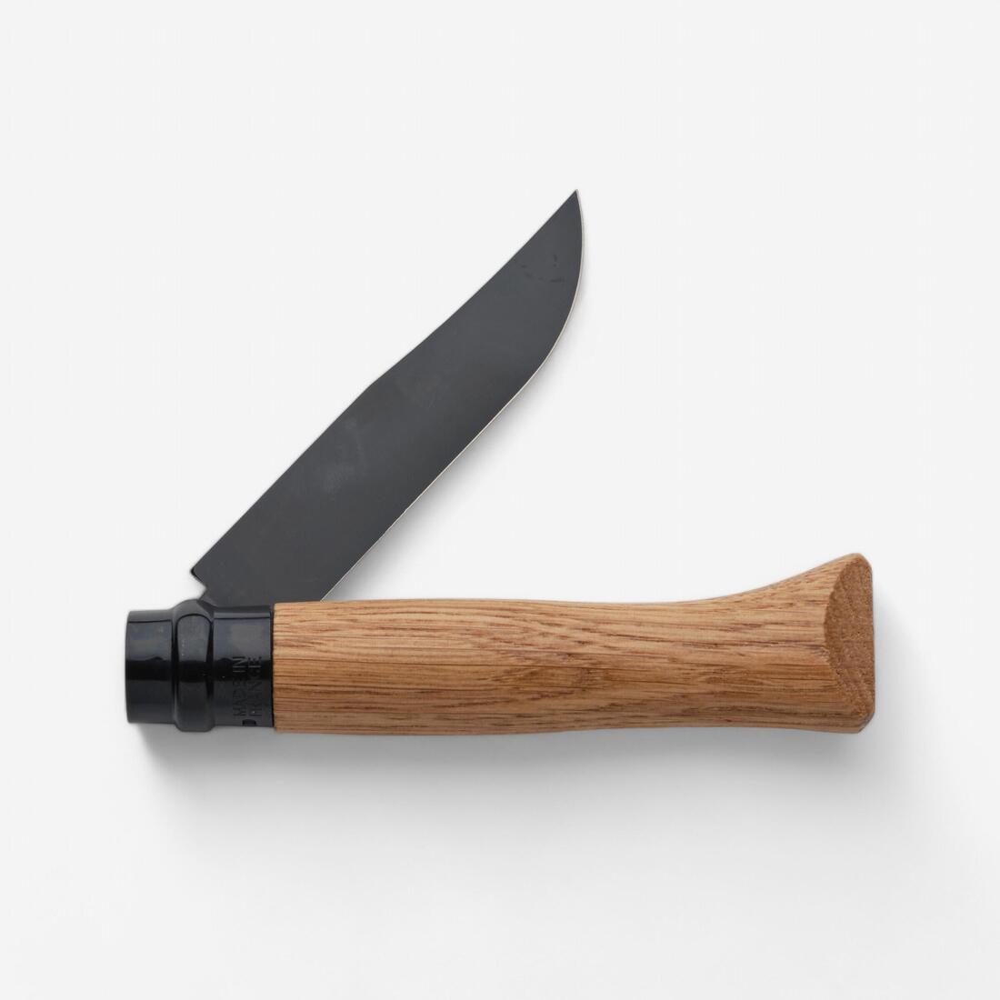 Couteau pliant 8,5 cm Inox Opinel n°8 Chêne Black