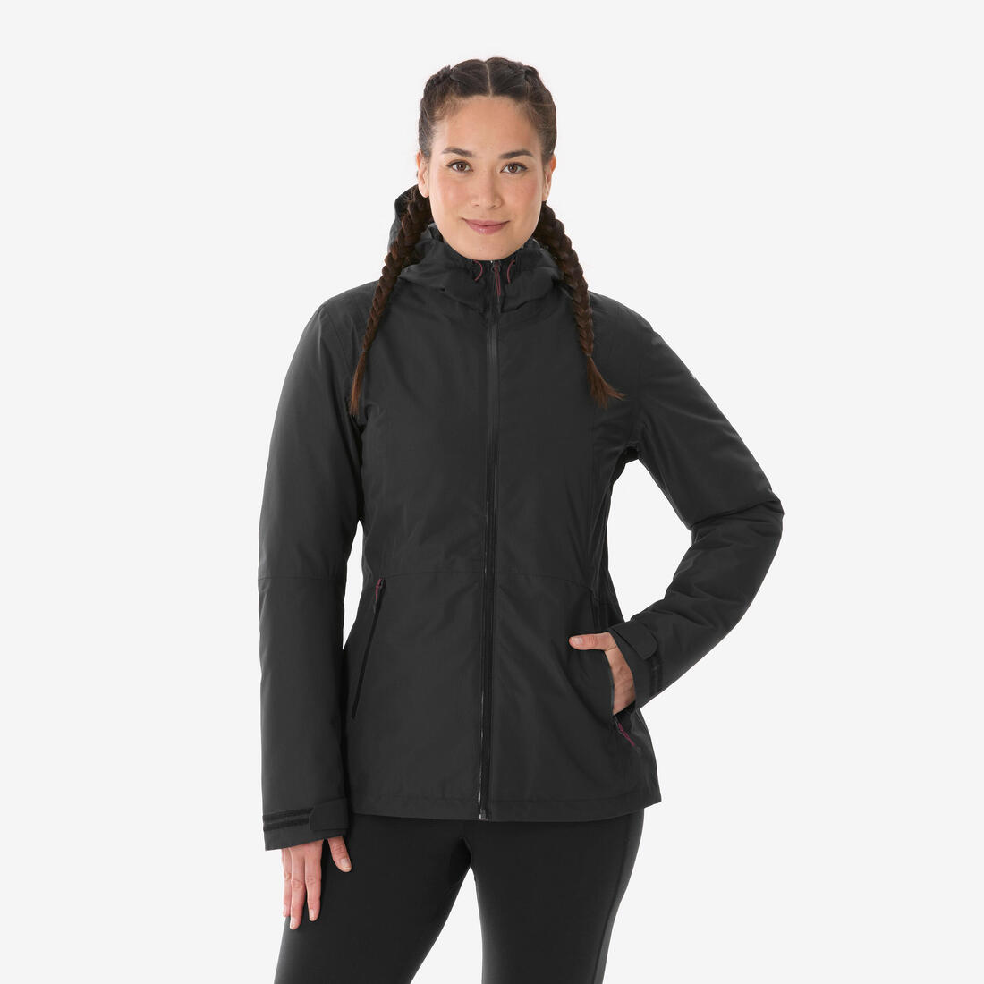 Veste 3en1 de randonnée hiver -8° femme, MH500 3en1