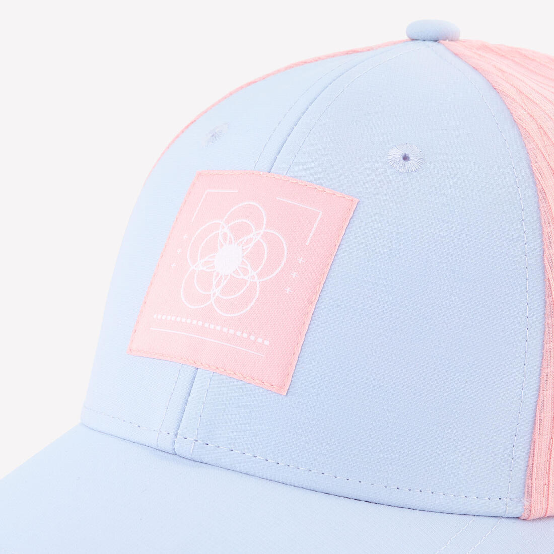 Casquette de randonnée 7-15 ans enfant, MH100 Trucker