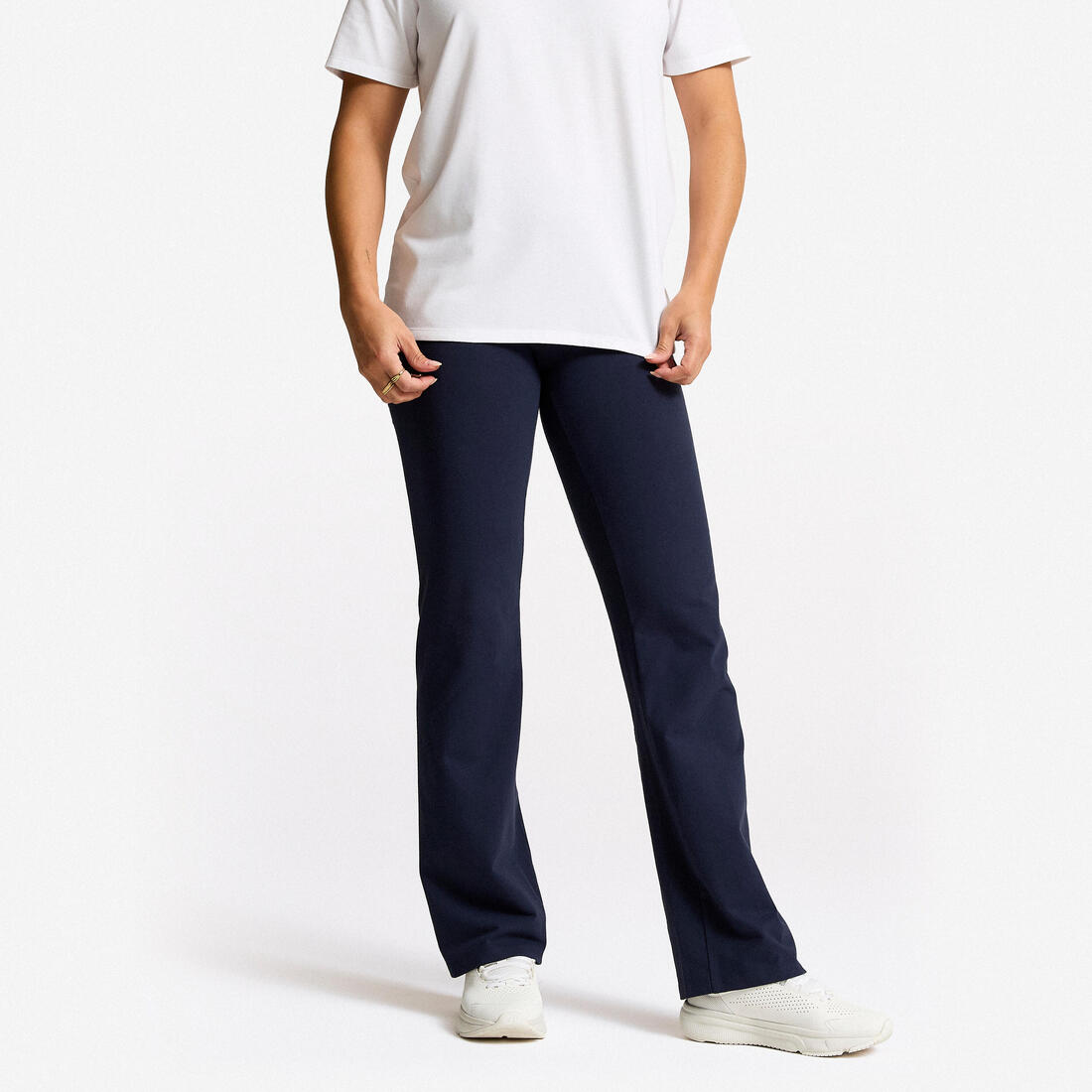 Legging de fitness évasé en coton femme