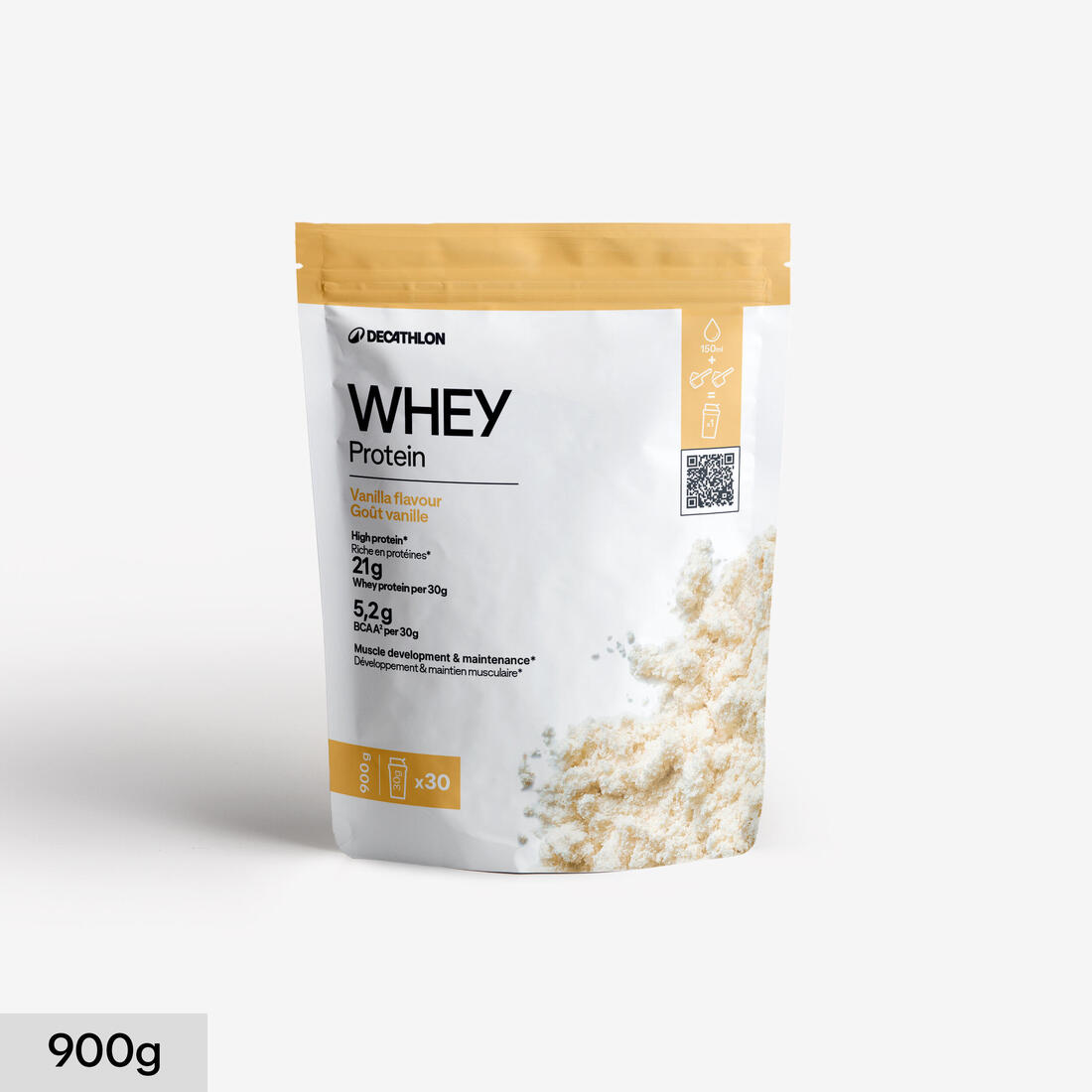 Whey protein vanille 900g