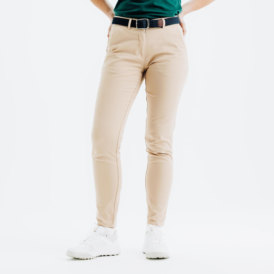 Pantalon chino de golf coton femme, MW500