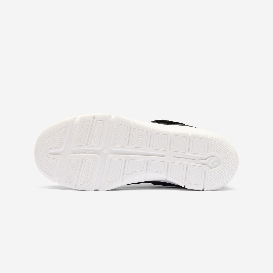Chaussures de sport à scratch enfant, PW 100 noir