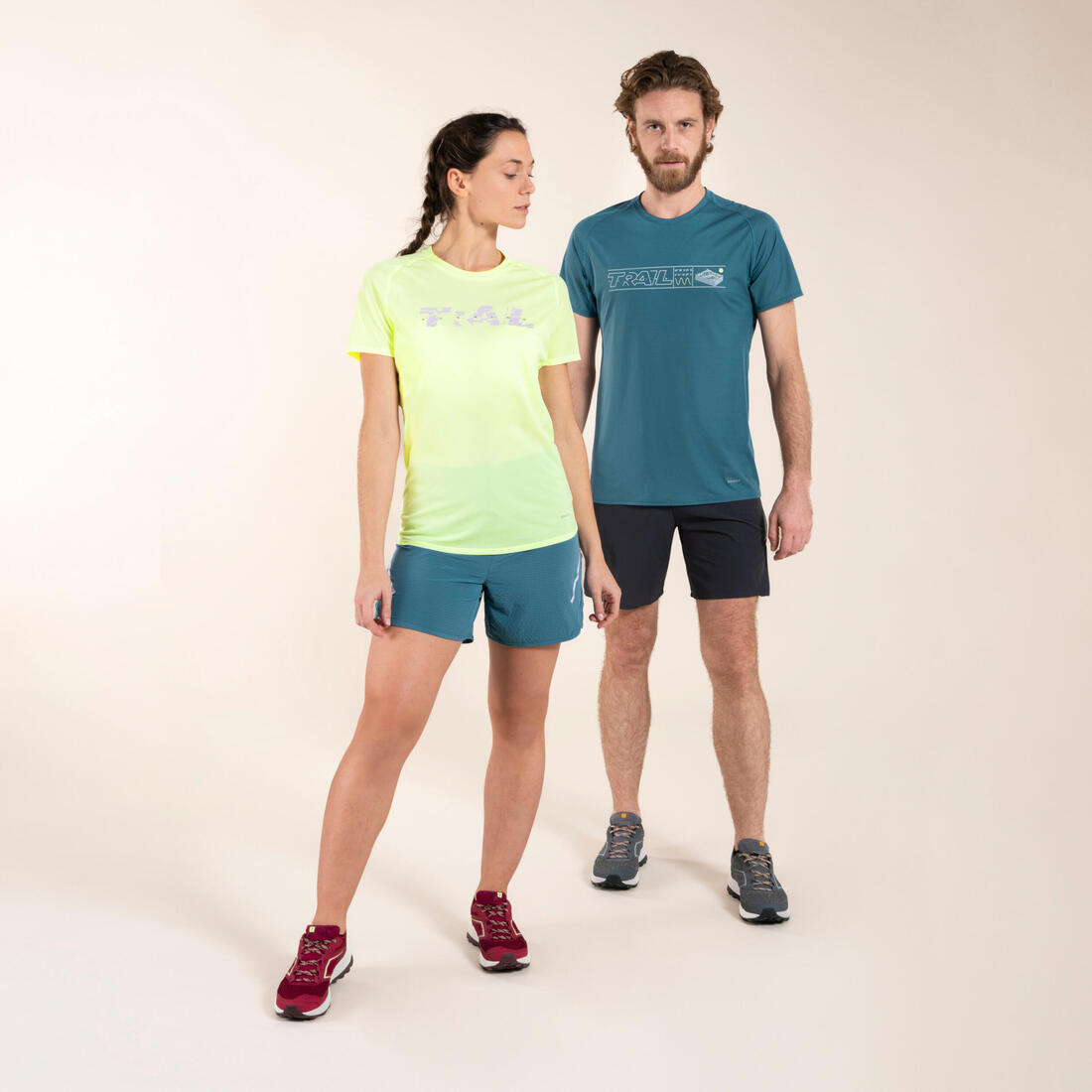 T-shirt de trail running résistant Homme - KIPRUN Run 500 Graph