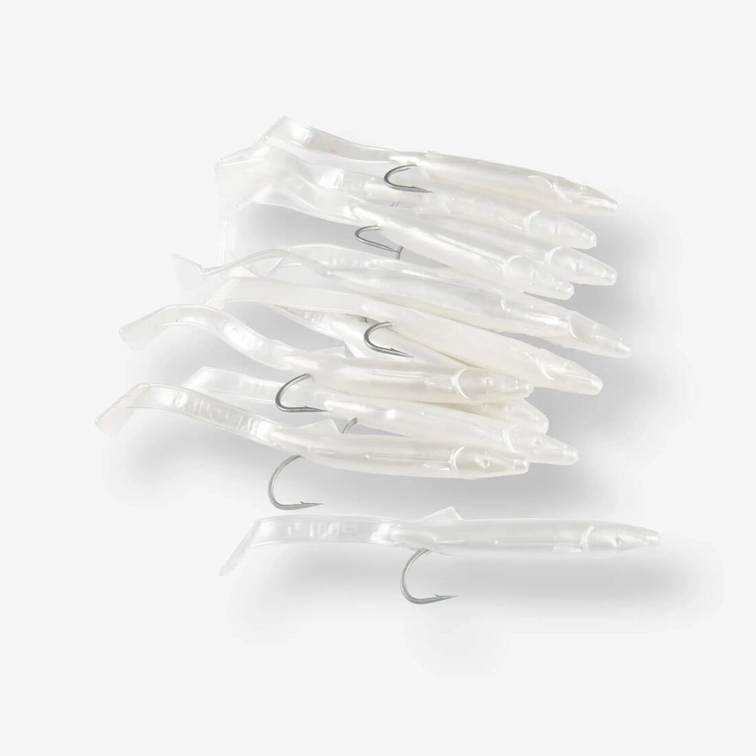 Leurre Raglou blanc nacré 8.5cm x12 pêche en mer
