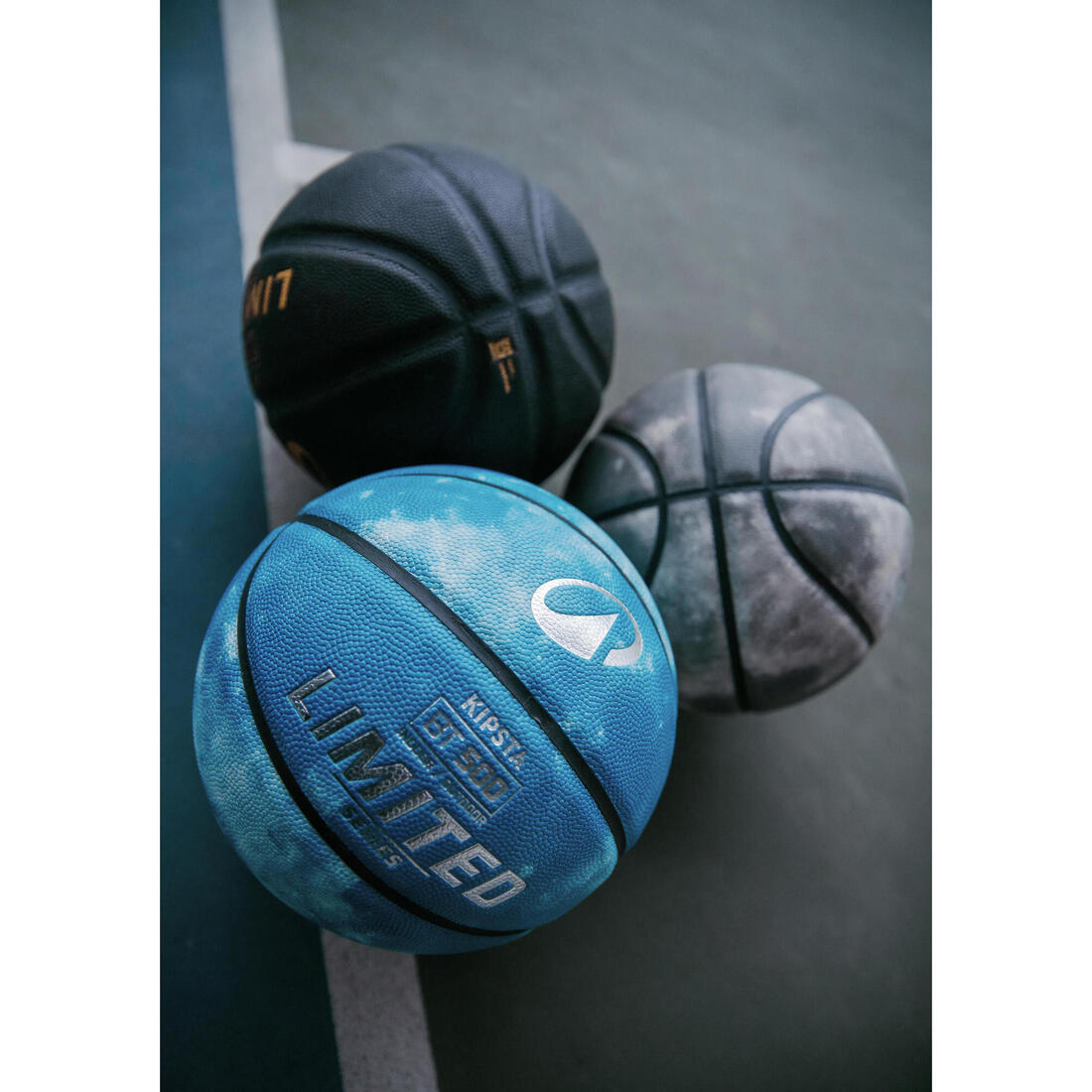 Ballon de basketball taille 7 - bt500 fiba