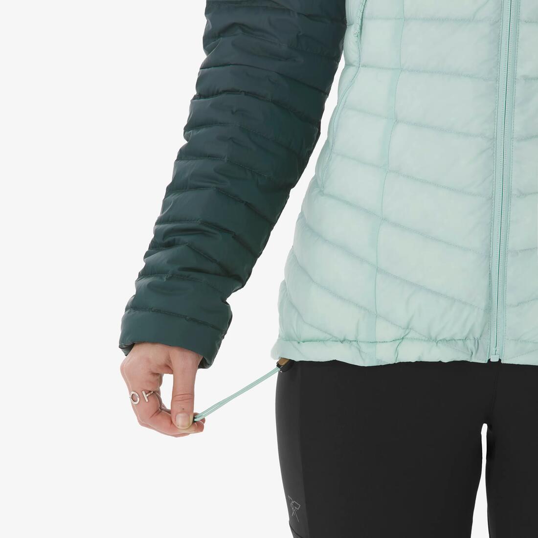 Doudoune de trekking légère en duvet -3°C femme, Xplore