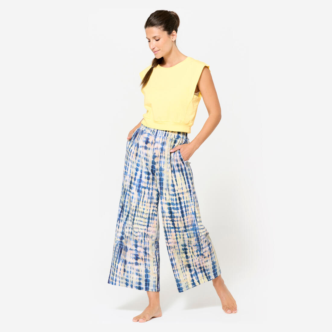 Pantalon yoga de retraite femme