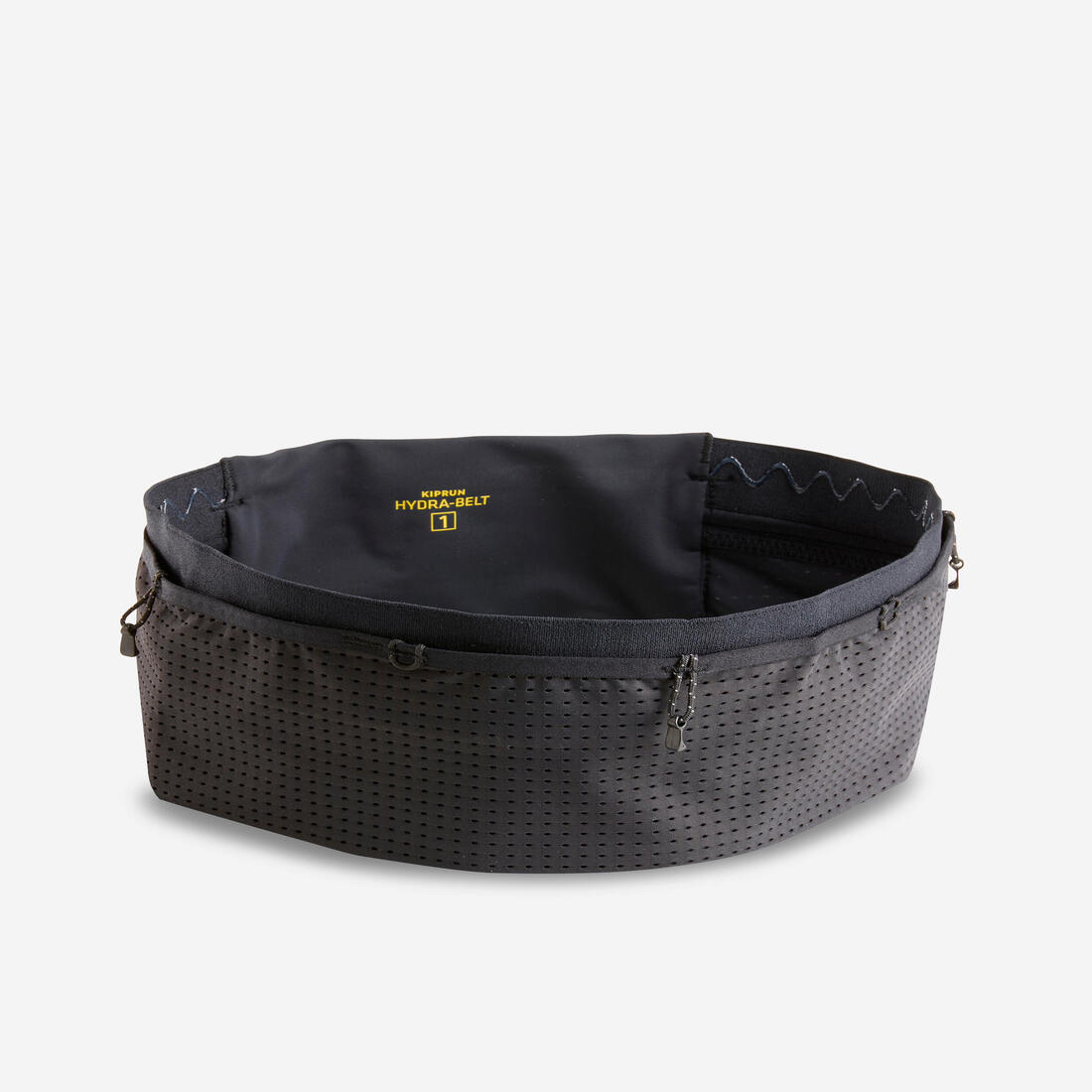 Ceinture hydratation de running porte flasques noire