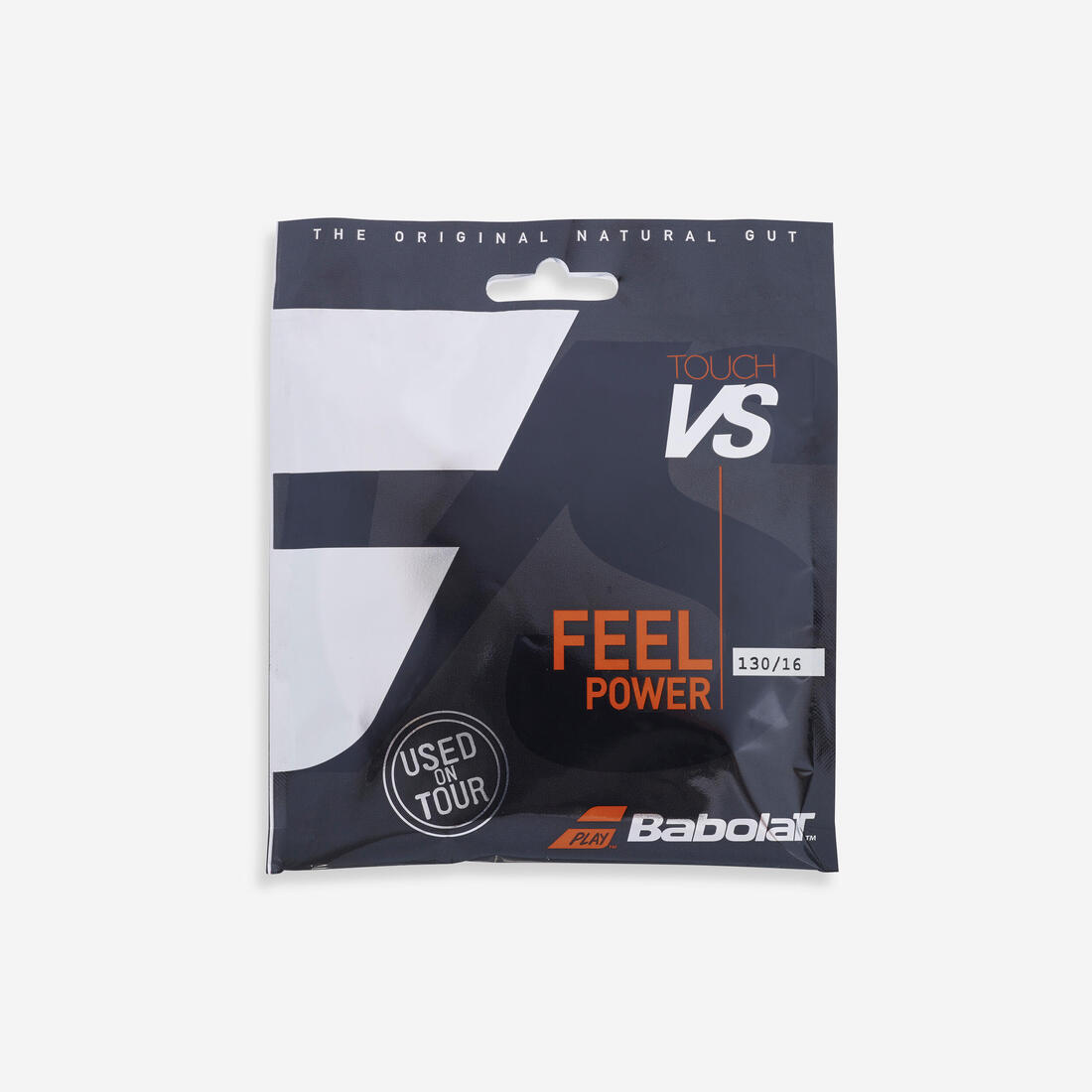 CORDAGE DE TENNIS BOYAU TOUCH  VS 1.30MM NATUREL