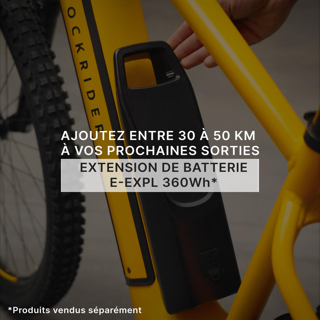 Vélo vtt électrique semi rigide 29" - e-expl 520 bleu nuit