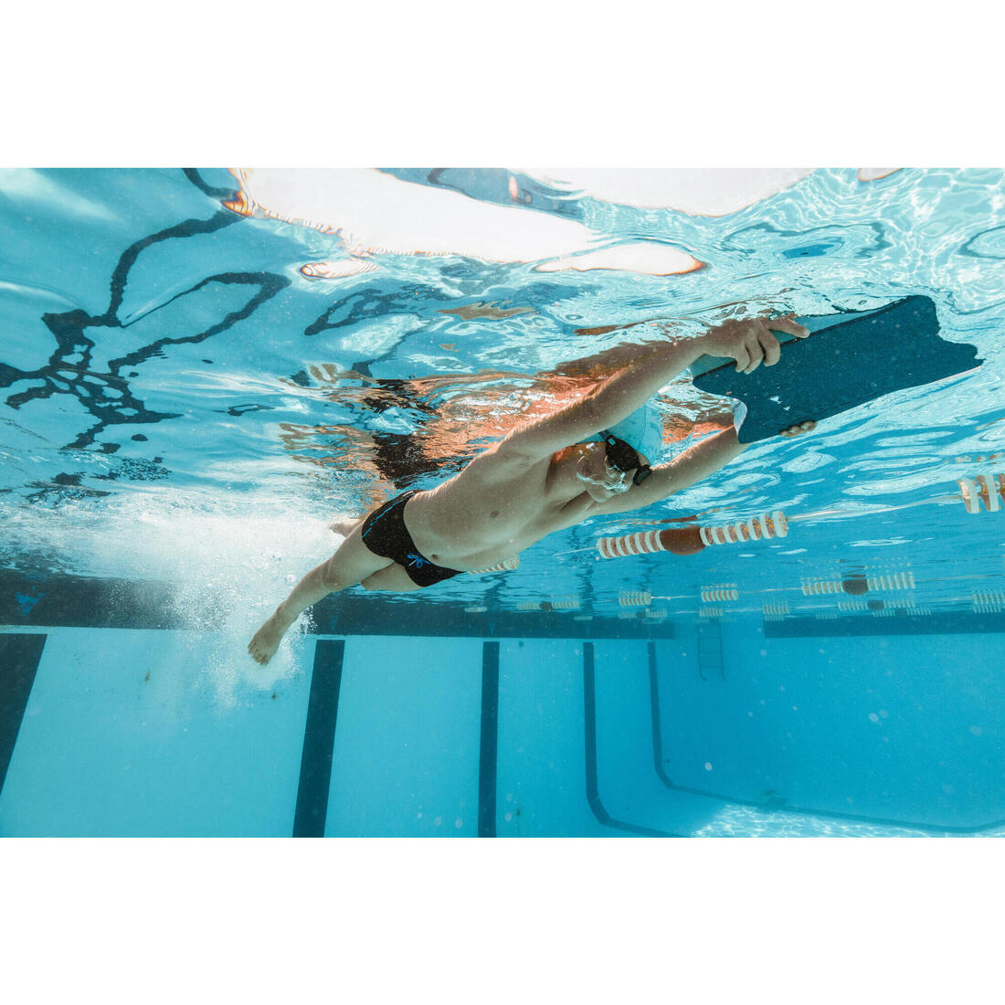 Maillot boxer de bain natation Garçon - 100  plus