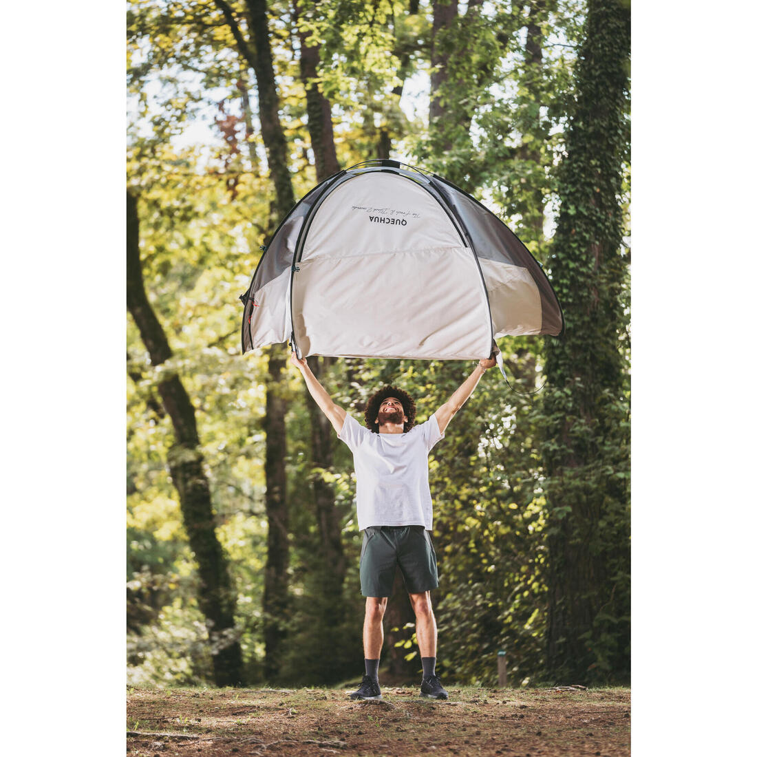 Tente de camping instantanée 2 places, 2 Seconds Fresh & Black