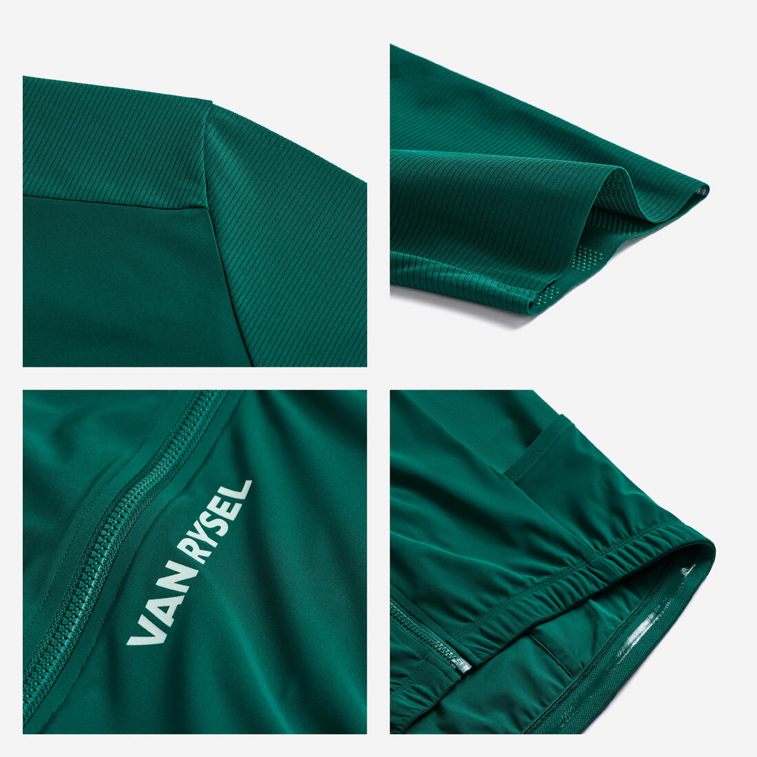 Maillot manches courtes de vélo de route très ajusté unisexe - RCR-R 2