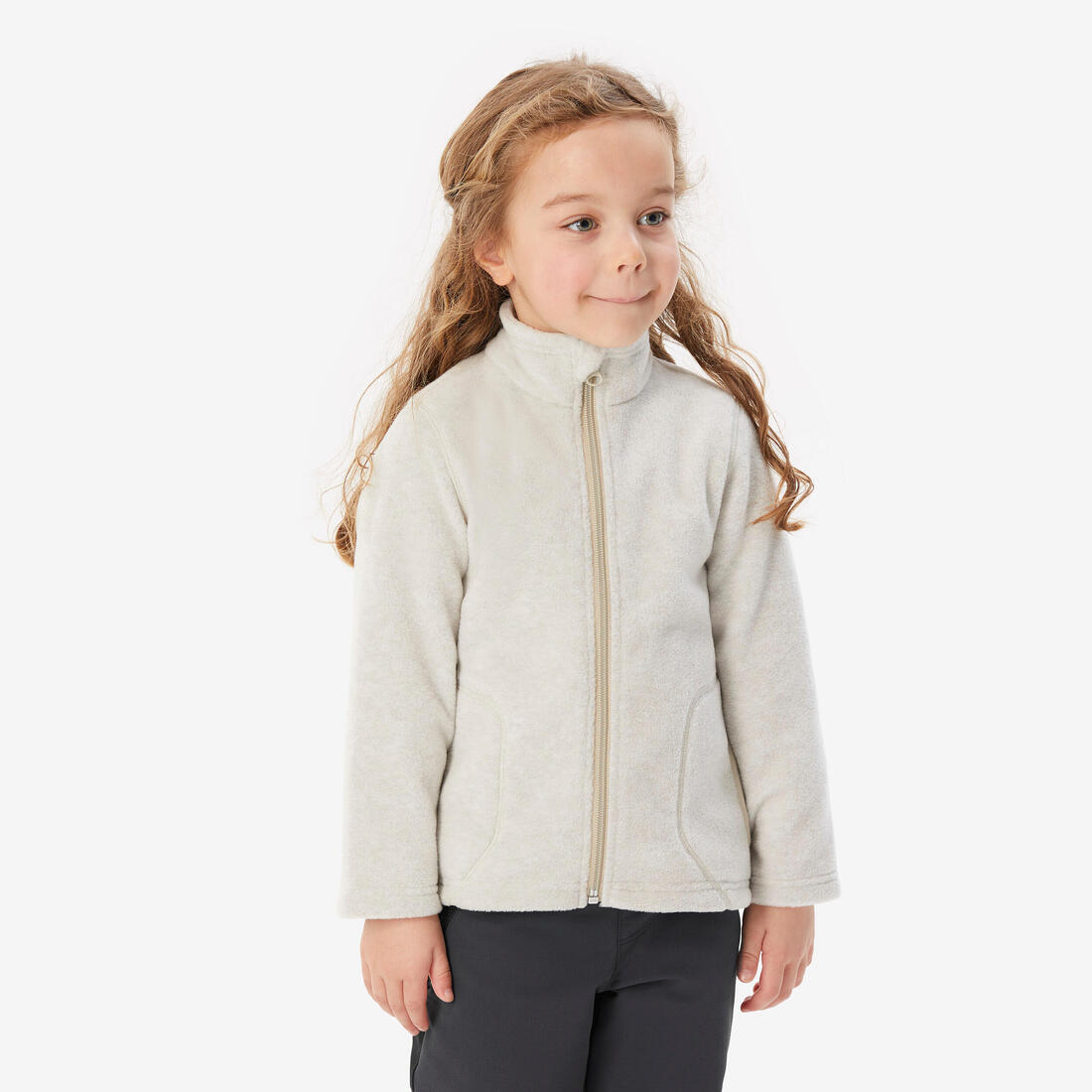 Veste polaire de randonnée enfant 2-6 ans, MH100 zip