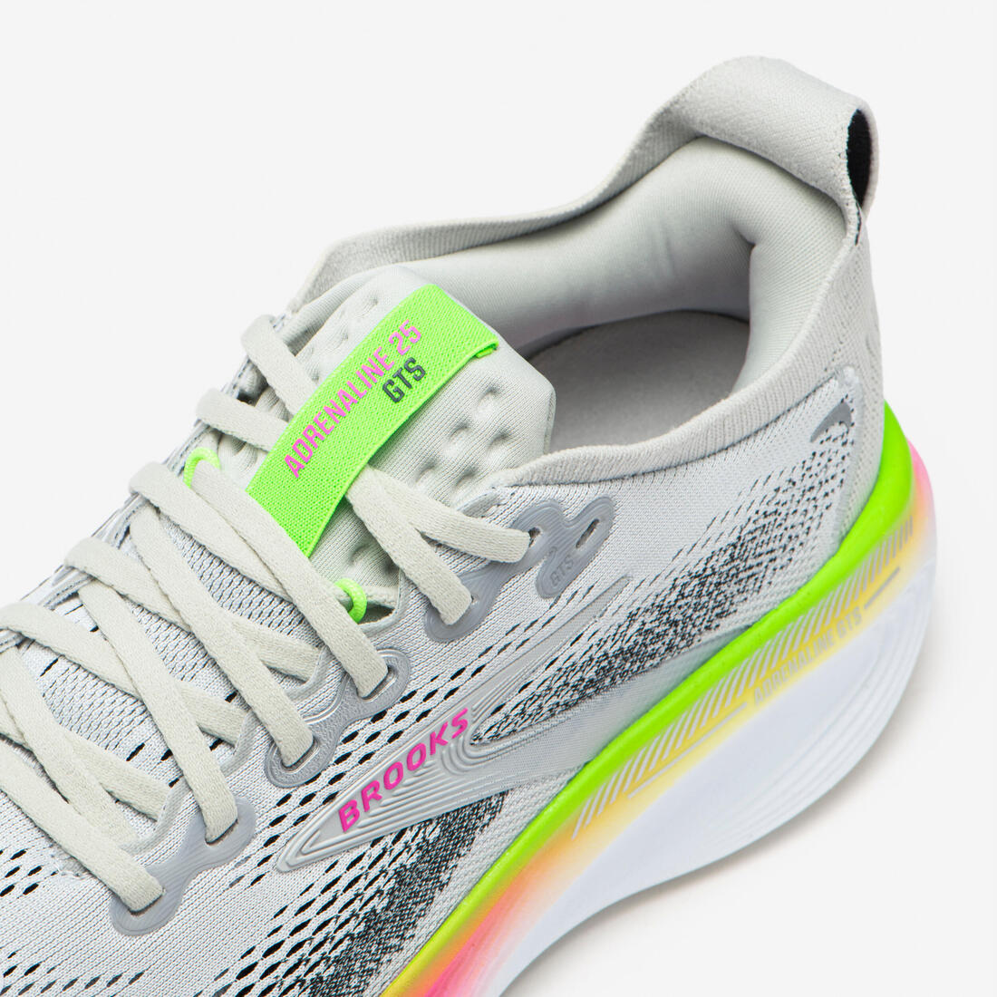 Chaussure de running homme, Brooks Adrénaline 25 gris et