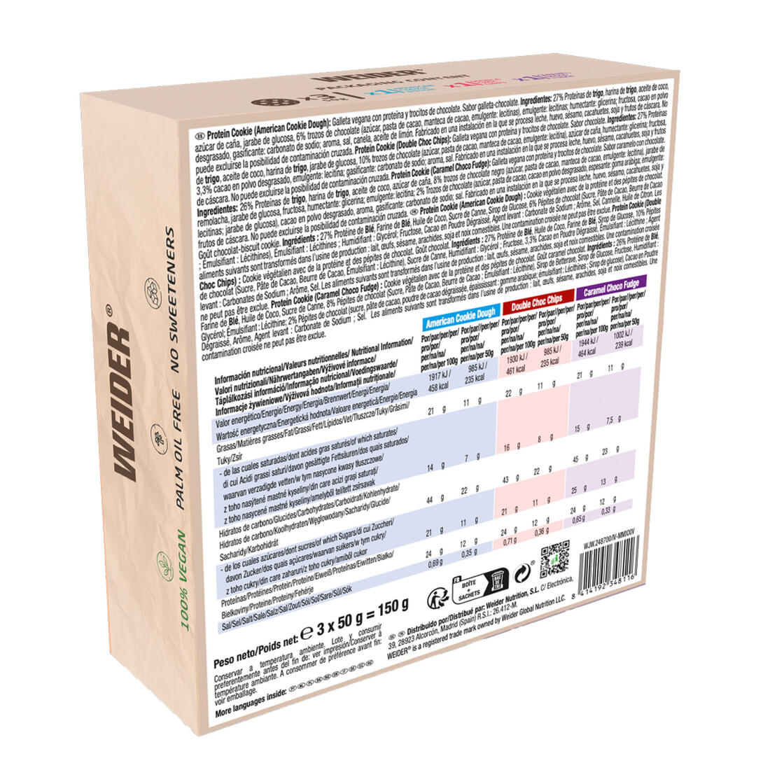Weider Cookie Mix 3x50grs