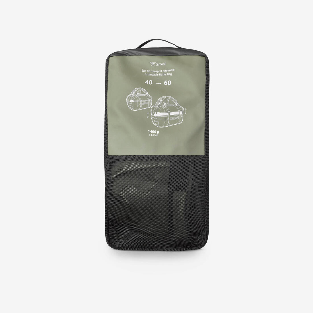 Sac de transport de trekking - 40 L à 60 L - DUFFEL 500 EXTEND