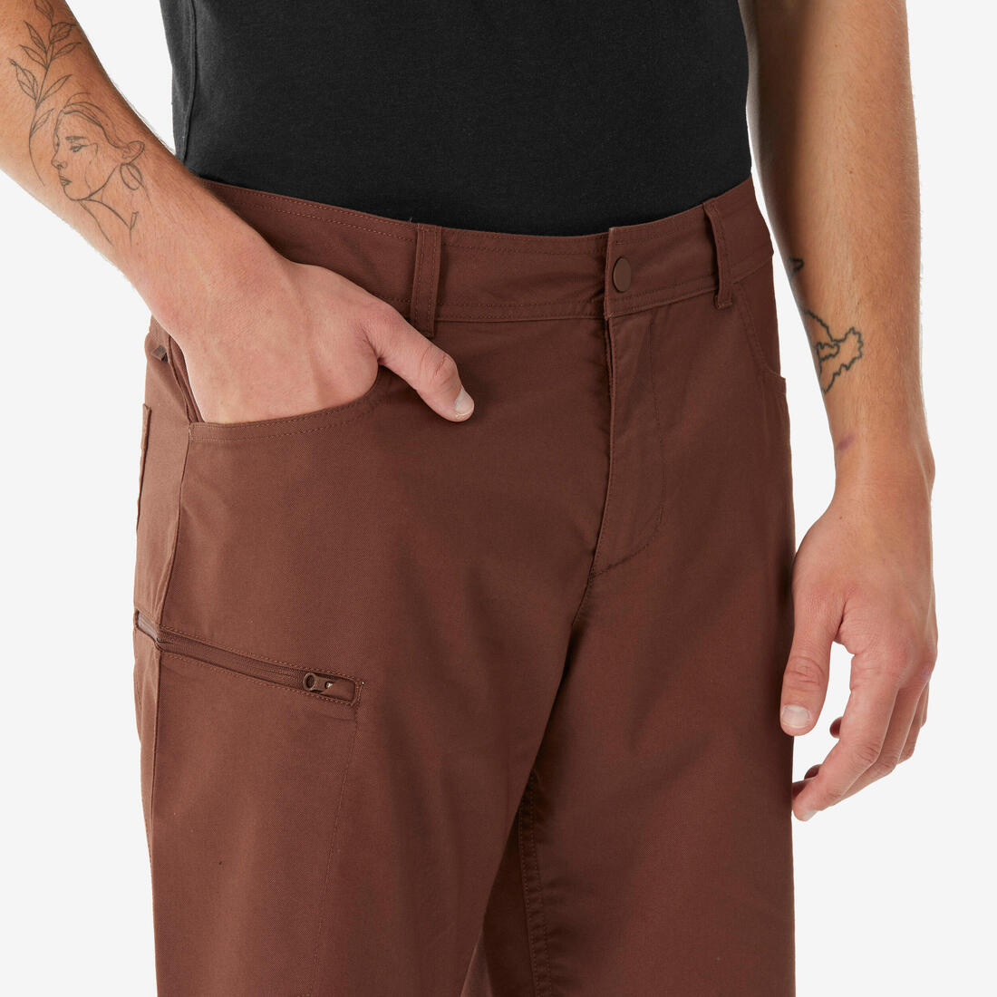 Short de randonnée homme, NH500 Regular