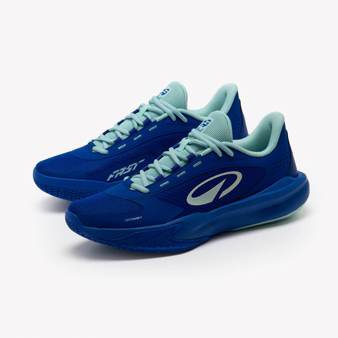 Chaussures de basket basses adhérentes homme femme, Fast 500