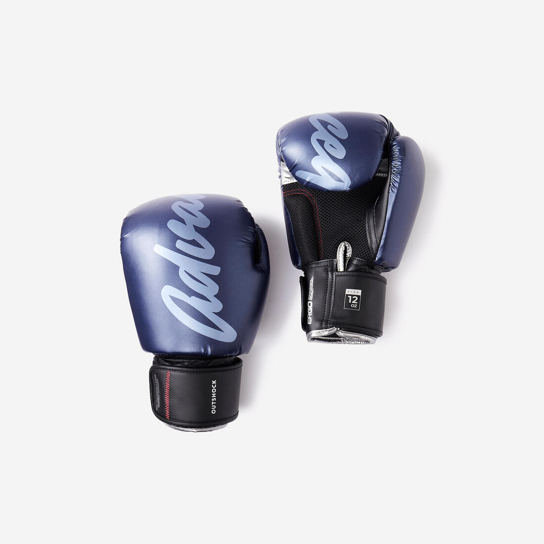 Gants de kick-boxing et muay-thaï, bleu