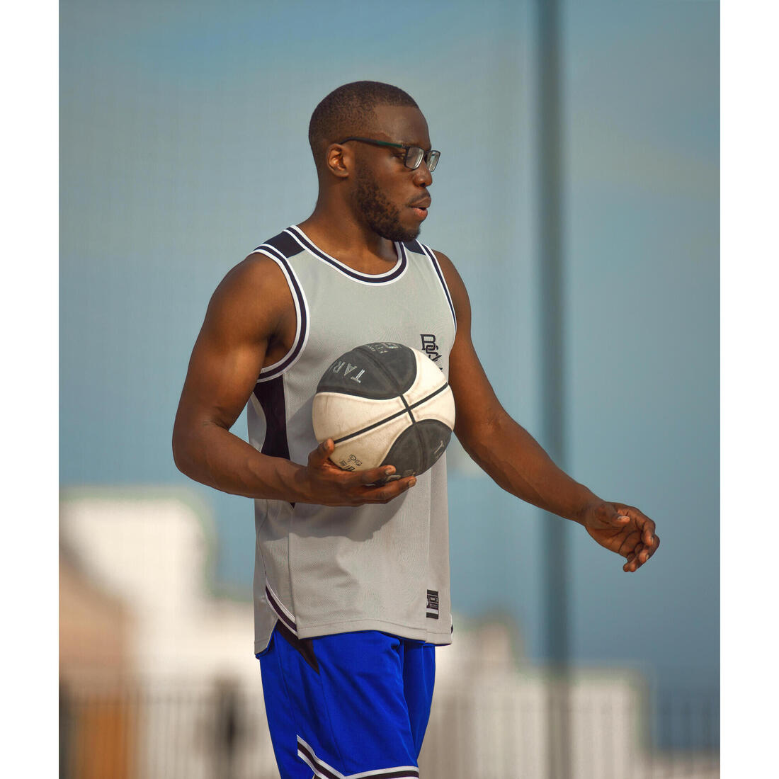 Ballon de basket adulte bt500 grip taille 7