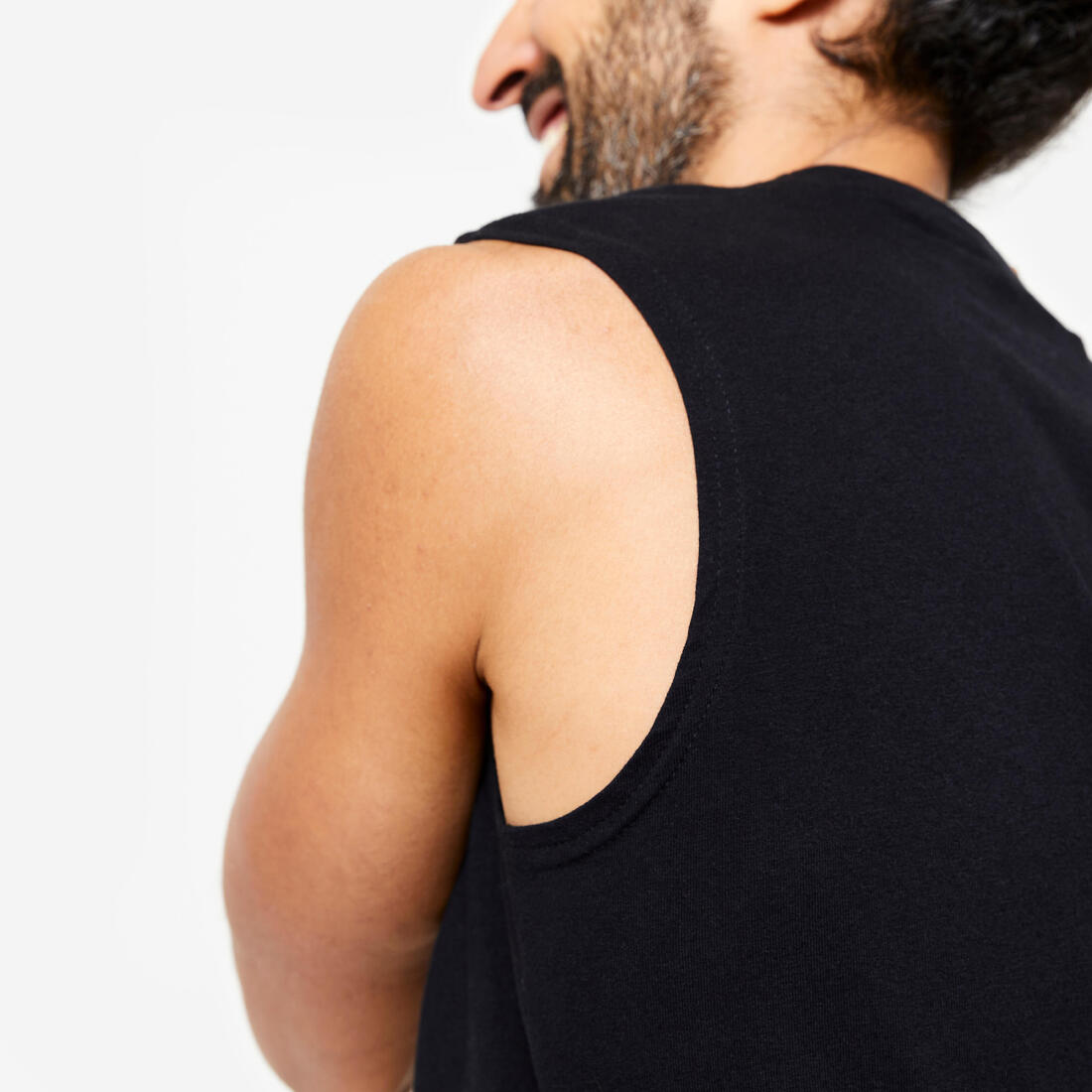 Débardeur extensible fitness homme - 500