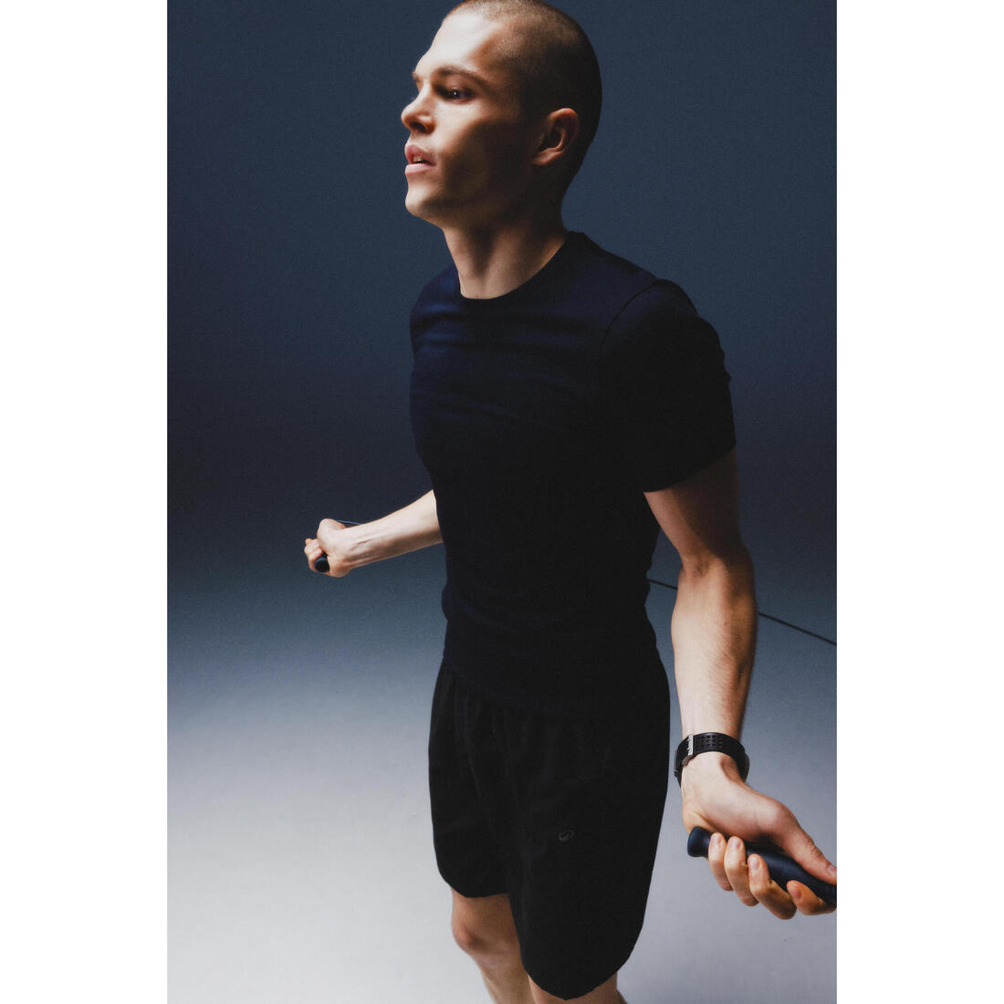 Short de fitness respirant poches zippées homme