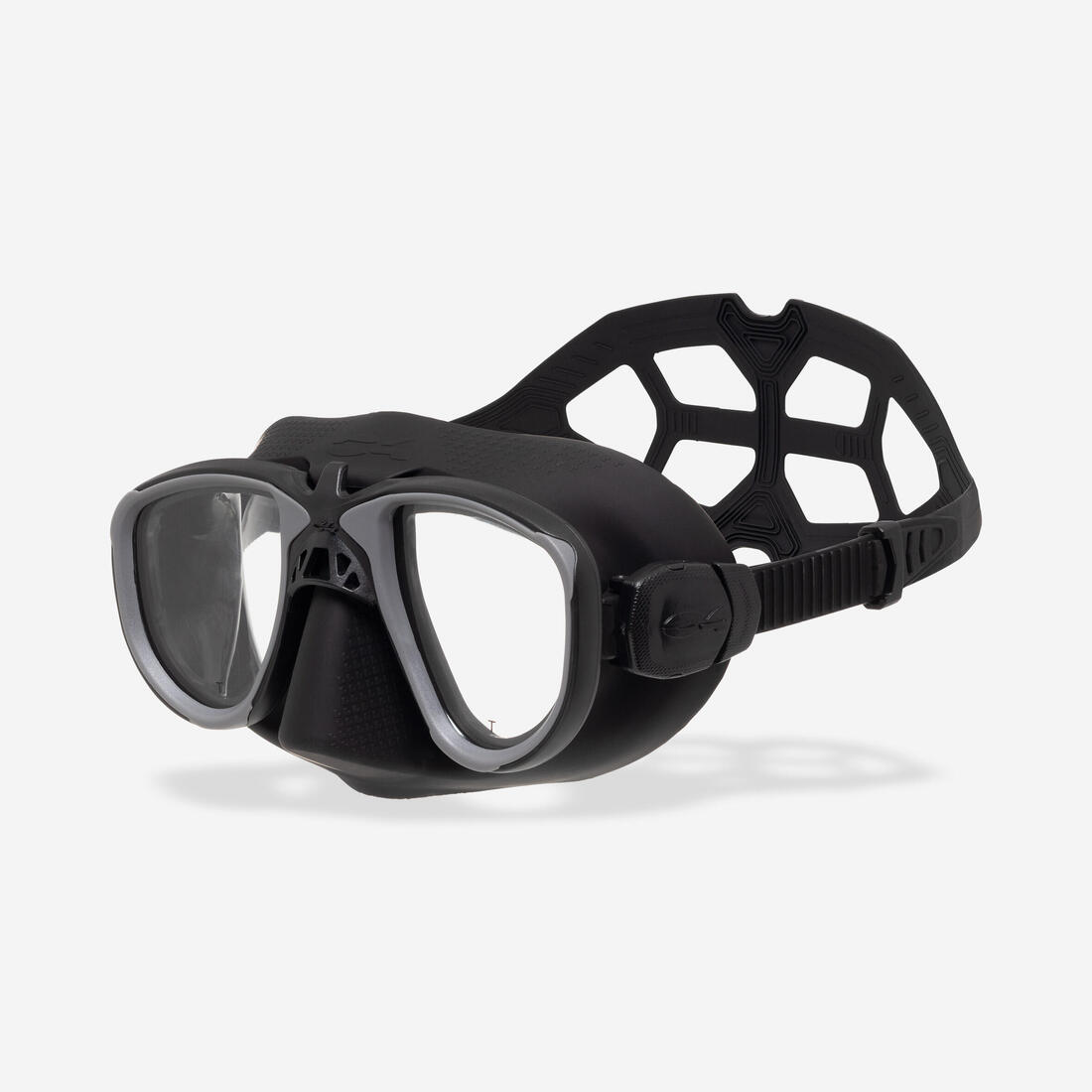 Masque de chasse sous-marine, apnée et plongée - C4 Carbon Martian noir