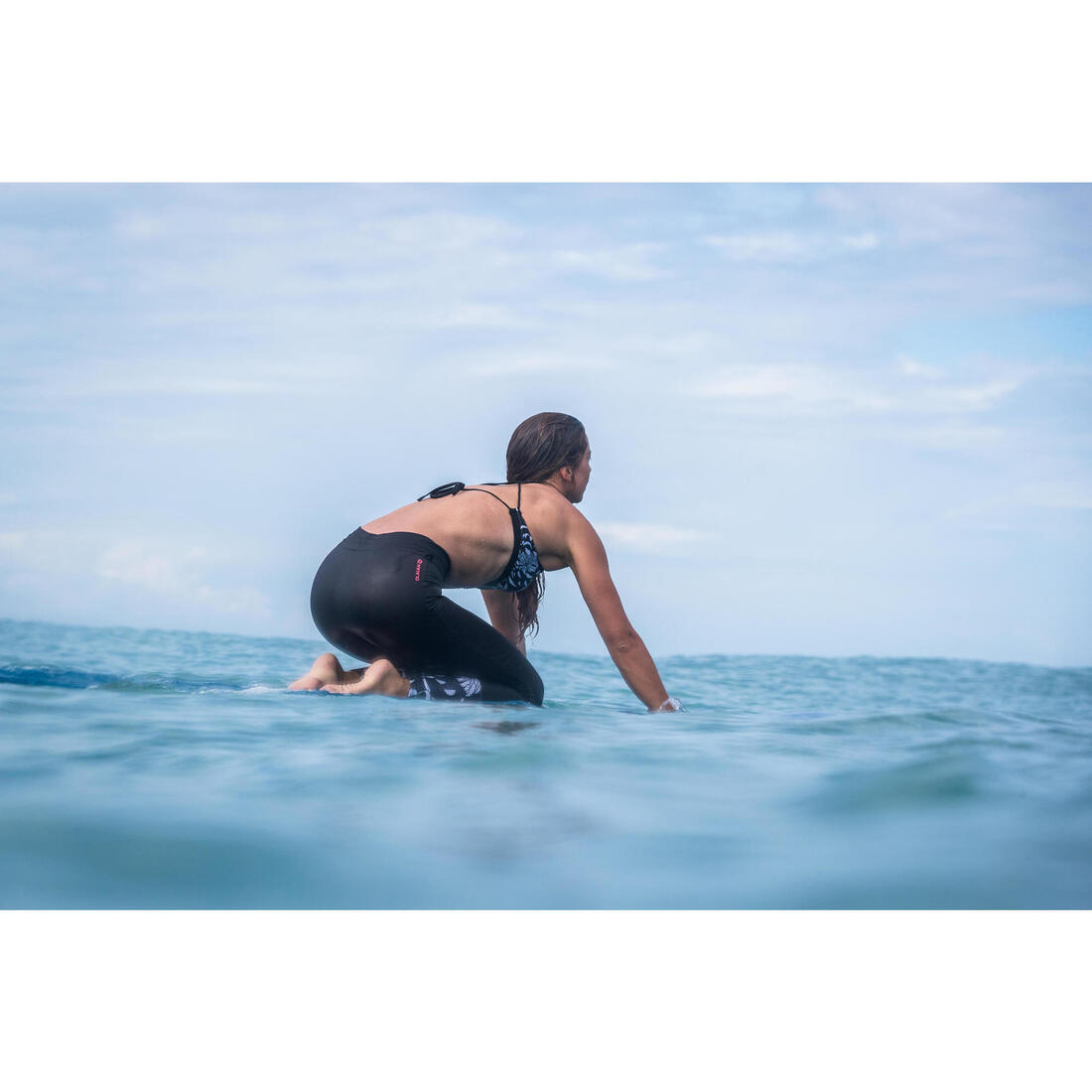 Haut de maillot de bain femme brassière de surf dos dégagé ANDREA KOGA MALDIVES