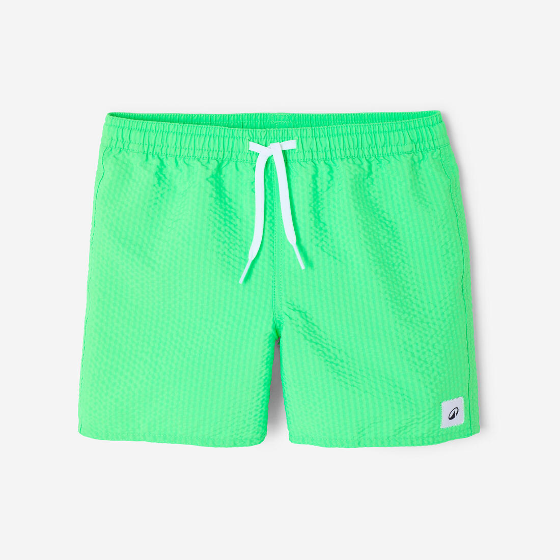 Short de bain surf enfant, 100 texturé