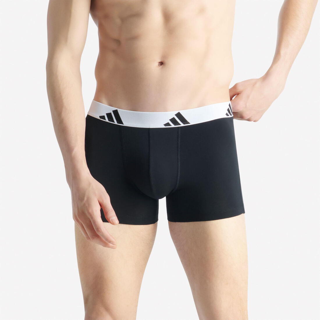 Lot de 2 boxers homme, noir et blanc
