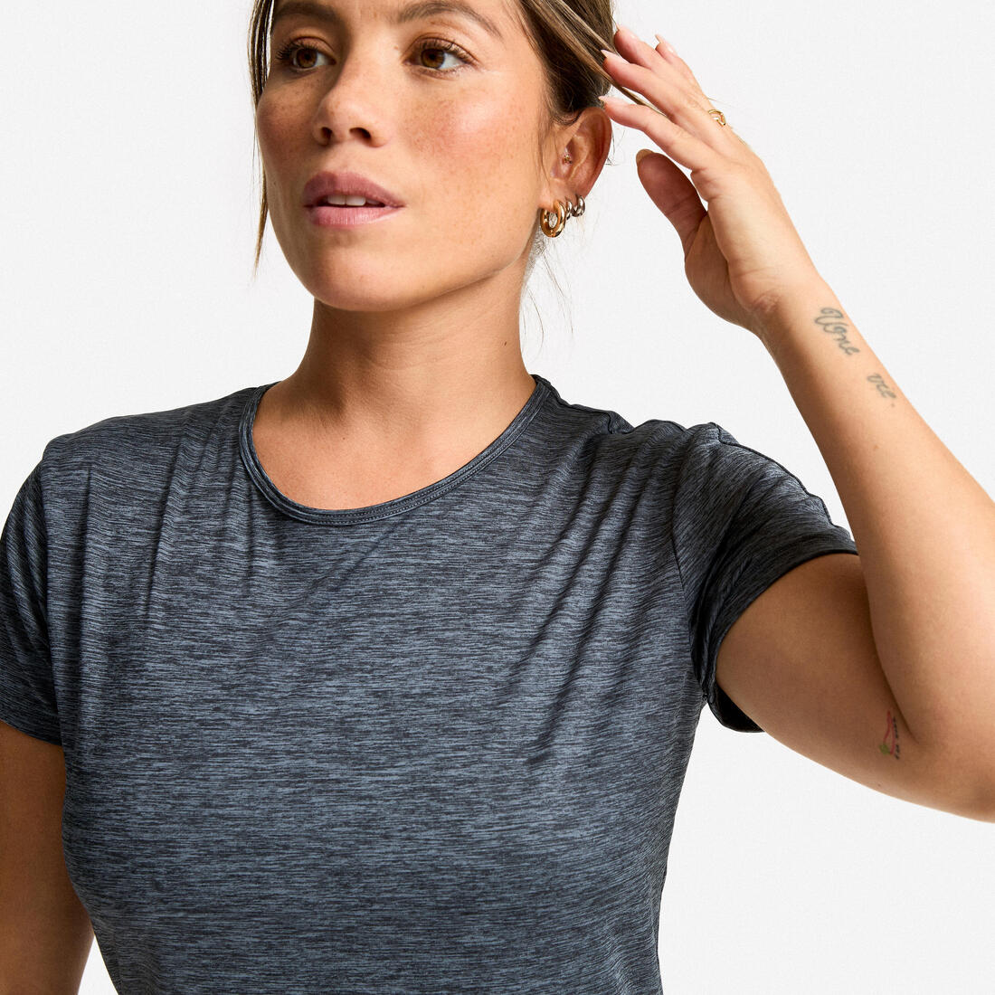 T-shirt manches courtes fitness cardio femme