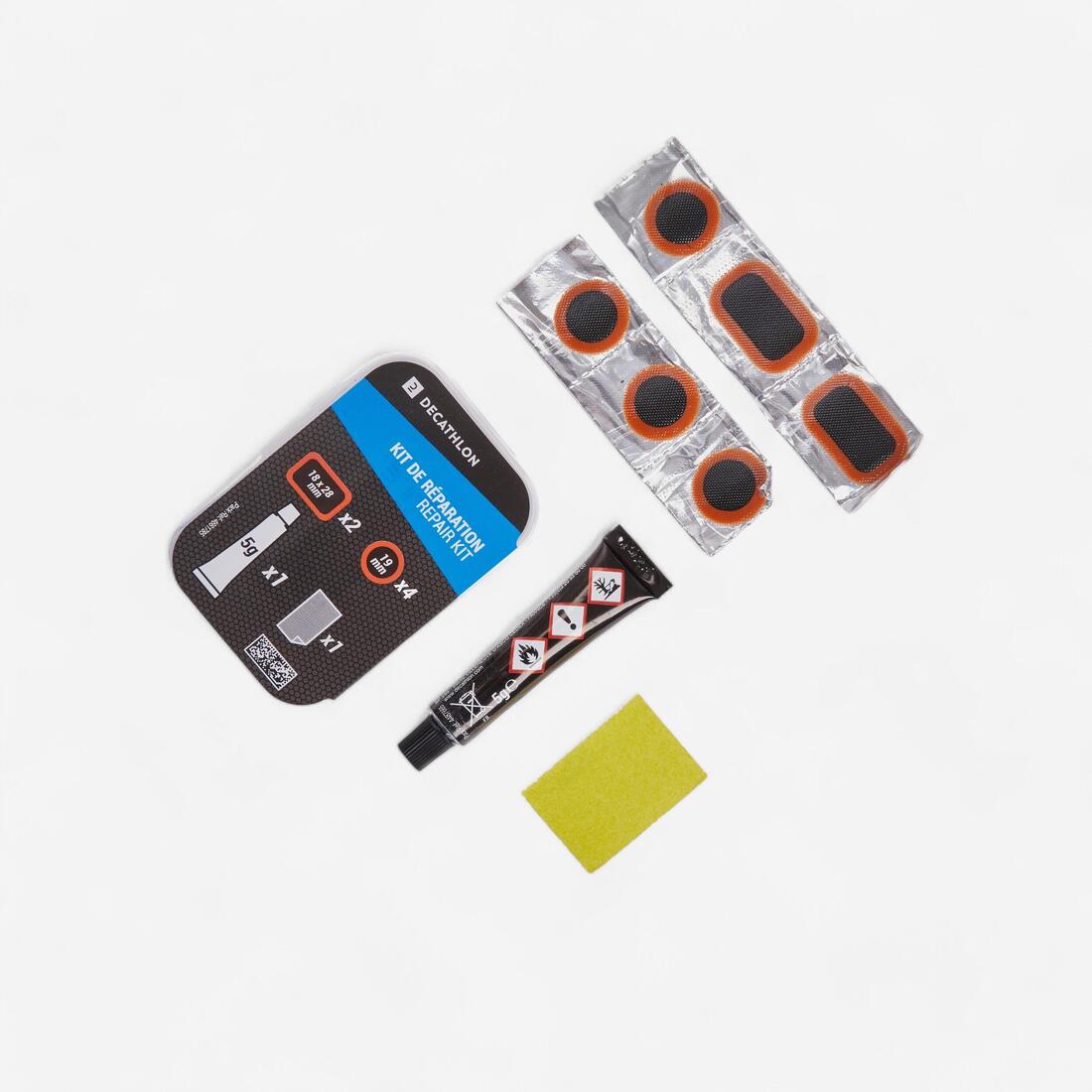 Kit de patchs de réparation chambre à air velo