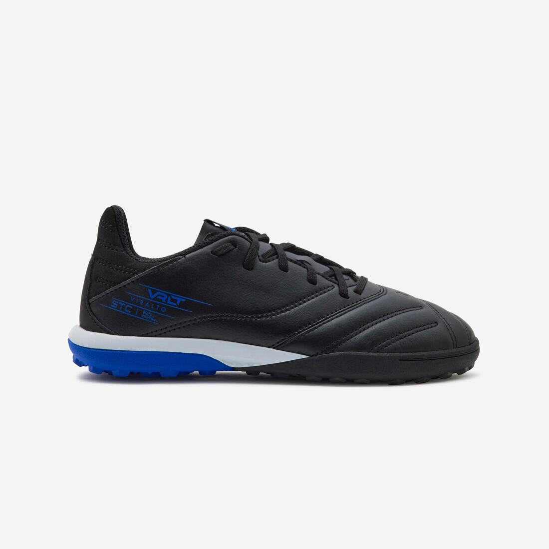 CHAUSSURES DE FOOTBALL VIRALTO II CUIR TF NOIR ECLAIR ENFANT